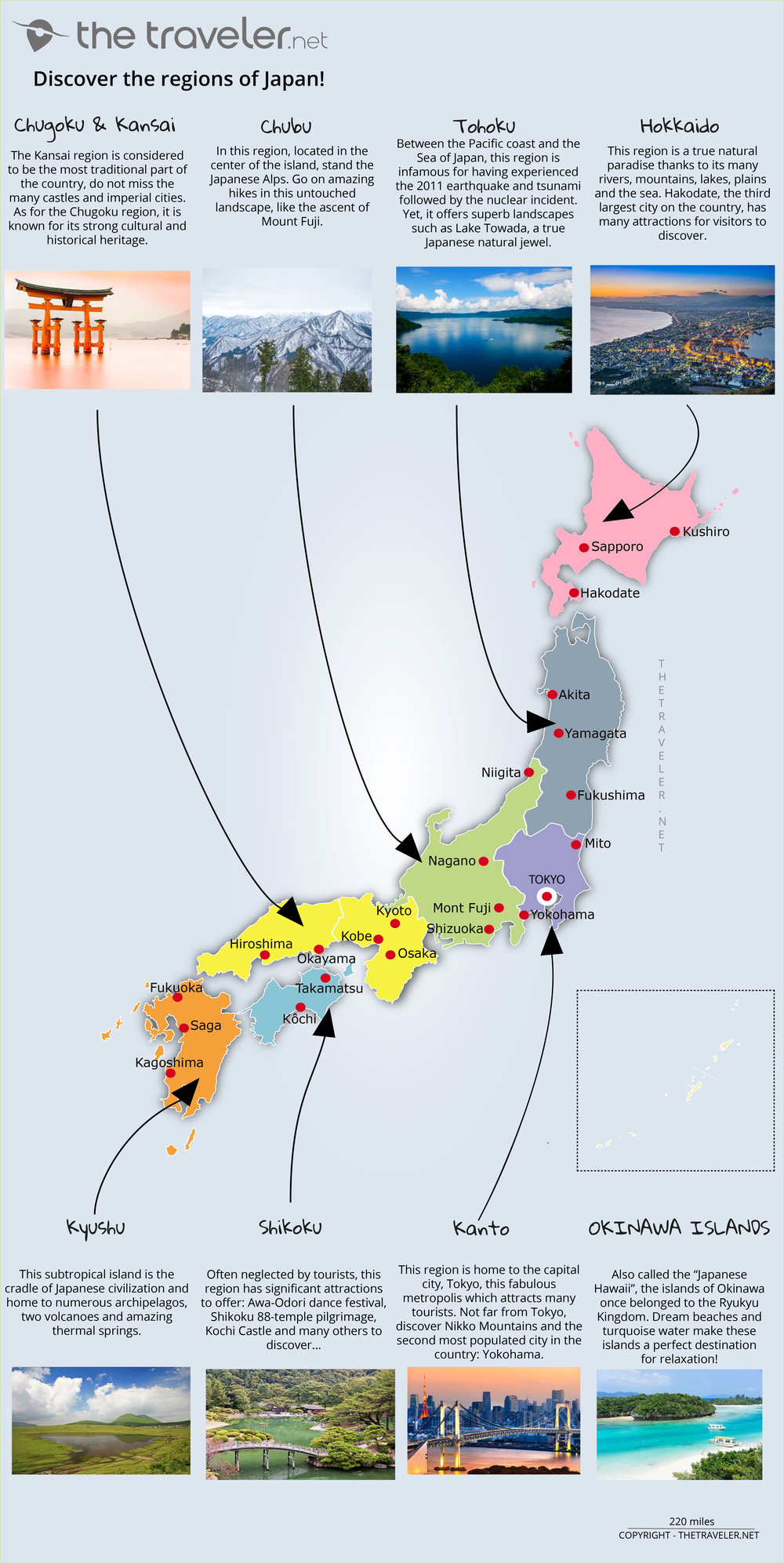 japan map of tourist attractions